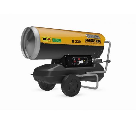 MASTER B230 - Mobilný naftový ohrievač s priamym spaľovaním s výkonom 65 kW