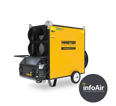 BV 471 SE - InfoAir*- Mobilný naftový ohrievač s nepriamym spaľovaním s výkonom 136 kW